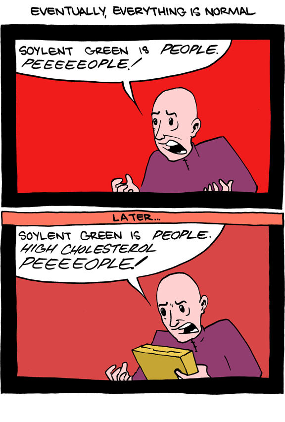 soylent green is high cholesterol people